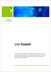 iPersonic Job Coach